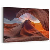Dramatic Canyon Sunset Wall Art - Scenic Nature Canvas Prints for Decor