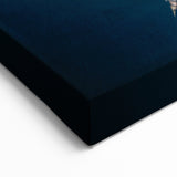 Calm Harbor Reflections Art – Coastal Blue Canvas Print