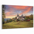 Sunset Castle Wall Art - Stunning Castle Prints in Scenic Landscape