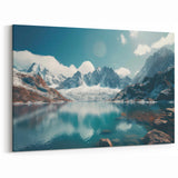 Majestic Mountain Harbor - Stunning Coastal Scenery Wall Art Print