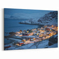 Winter Harbor Serenity - Captivating Coastal Wall Art for Tranquil Decor