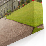 European Castle Wall Art - Majestic Castle Print in Scenic Landscape