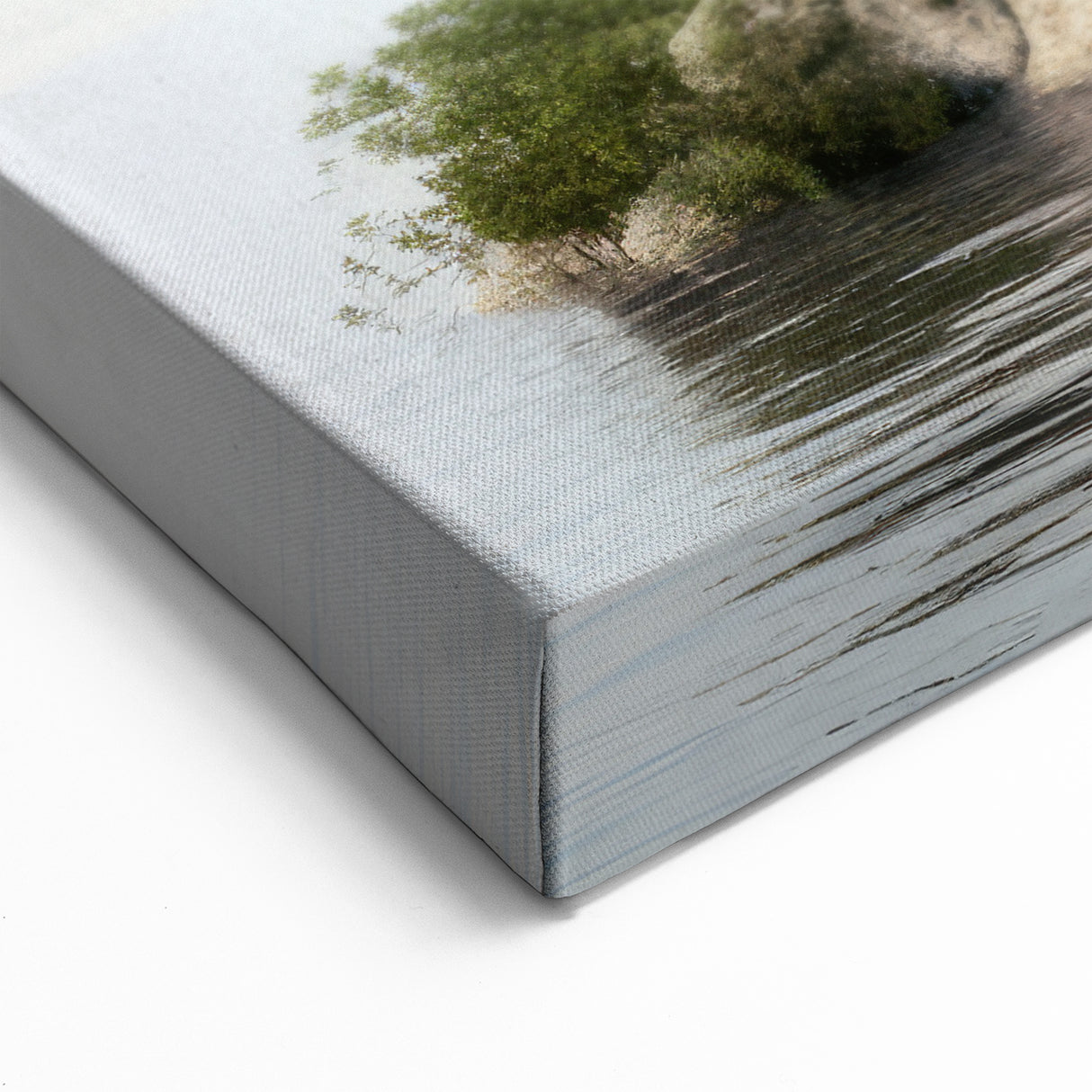 Fantasy Castle Wall Art - Dreamy Castle Print on Tranquil Water
