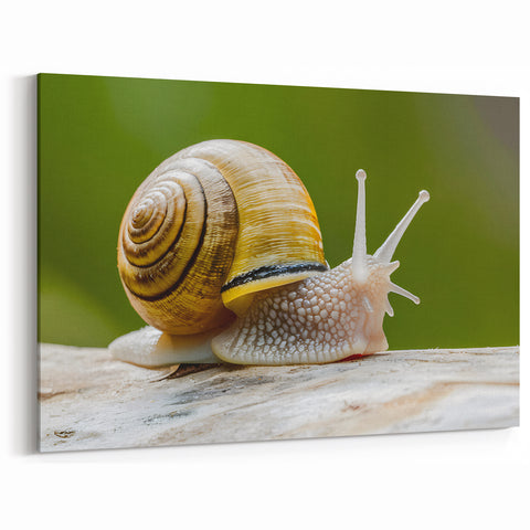 Garden Snail Wall Art | Nature's Beauty on Canvas, Acrylic & Prints