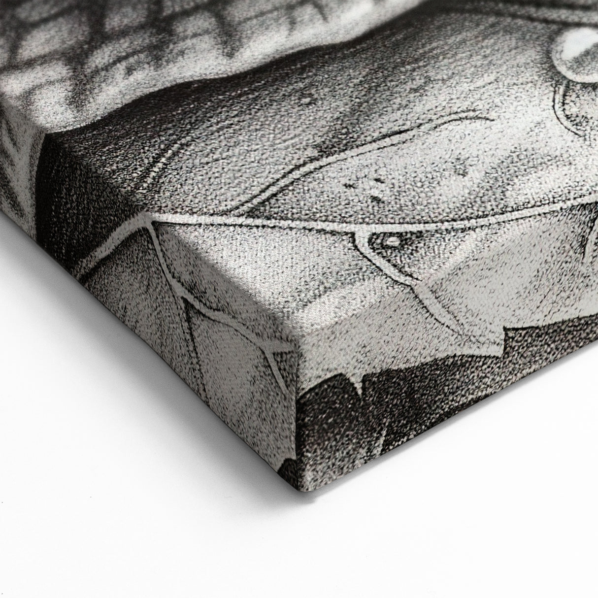 Monochrome Snail Wall Art - Intricate Line Drawing on Canvas & Prints