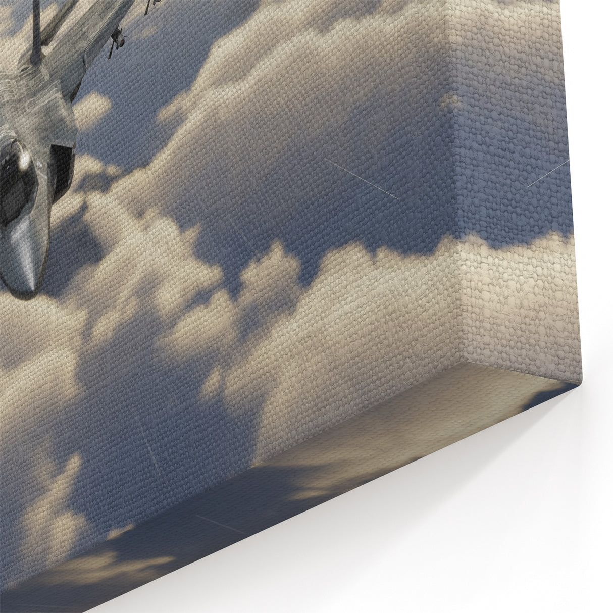 High-Flying Trio of Jet Planes - Modern Aviation Art for Home Deco