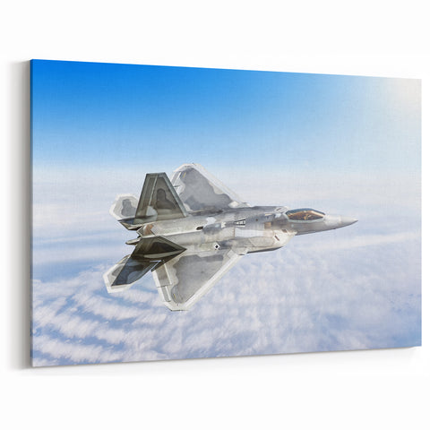 Solo Jet Plane in Flight - Striking Aviation Wall Decor for Enthusiasts