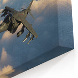 Stealth Jet in Sunset Sky - Modern Aviation Wall Art for Enthusiasts