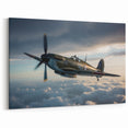 Iconic WWII Fighter Plane - Vintage Aviation Wall Art for Collectors