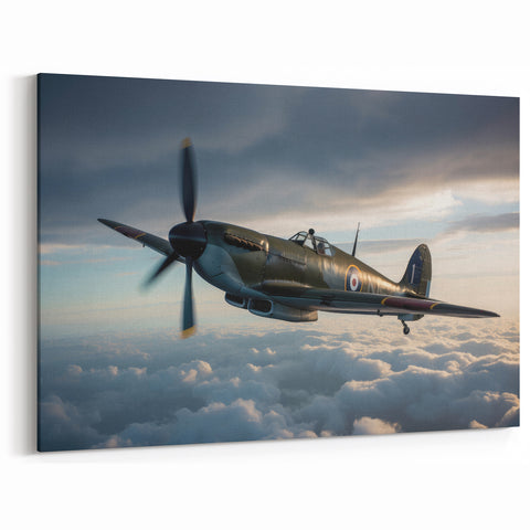 Iconic WWII Fighter Plane - Vintage Aviation Wall Art for Collectors