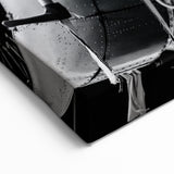 Vintage Aircraft Close-Up - Striking Black and White Aviation Art