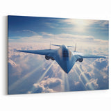 Futuristic Aircraft Art - Modern Aviation Wall Decor for Home & Office