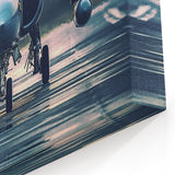 Dynamic Jet Plane Art - Powerful Aviation Wall Decor for Enthusiasts