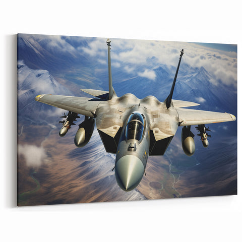 Stealth Fighter Jet Art - Modern Aviation Wall Decor for Enthusiasts