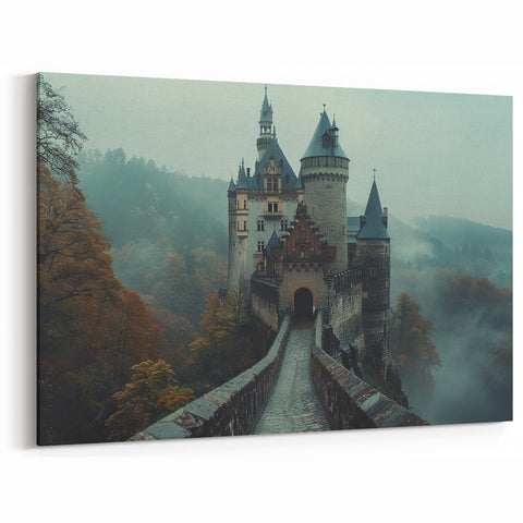 Historic Castle Photography - Medieval European Castle Landscape Art