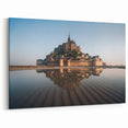Mont Saint-Michel Castle Art - Iconic French Castle Landscape Print