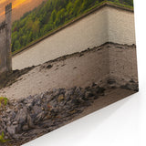 Sunset Castle Wall Art - Historic European Castle Landscape Print