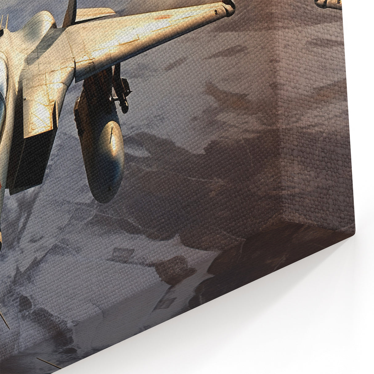 Fighter Jet Squadron Art - Powerful Aviation Wall Decor for Enthusiasts