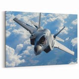 Stealth Fighter Jet Art - Modern Aviation Wall Decor for Home & Office