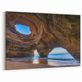 Natural Cave Wall Art - Scenic Coastal Cave Photography Print Decor