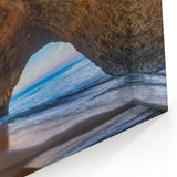Natural Cave Wall Art - Scenic Coastal Cave Photography Print Decor