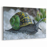 Snail Art Poster - Vibrant Wildlife Print for Nature Enthusiasts