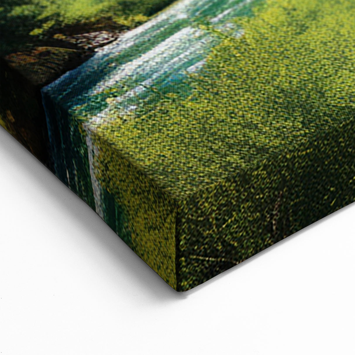 Mountain Train Journey - Scenic Railway Wall Art in Vibrant Landscape