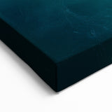 Icy Shoreline Canvas - Aerial View of Arctic Coastline and Waves