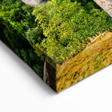 Mountain Bridge Railway Art - Scenic Train Journey in Lush Greenery