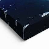 Arctic Serenity Canvas - Majestic Icebergs and Mountains in Polar Waters