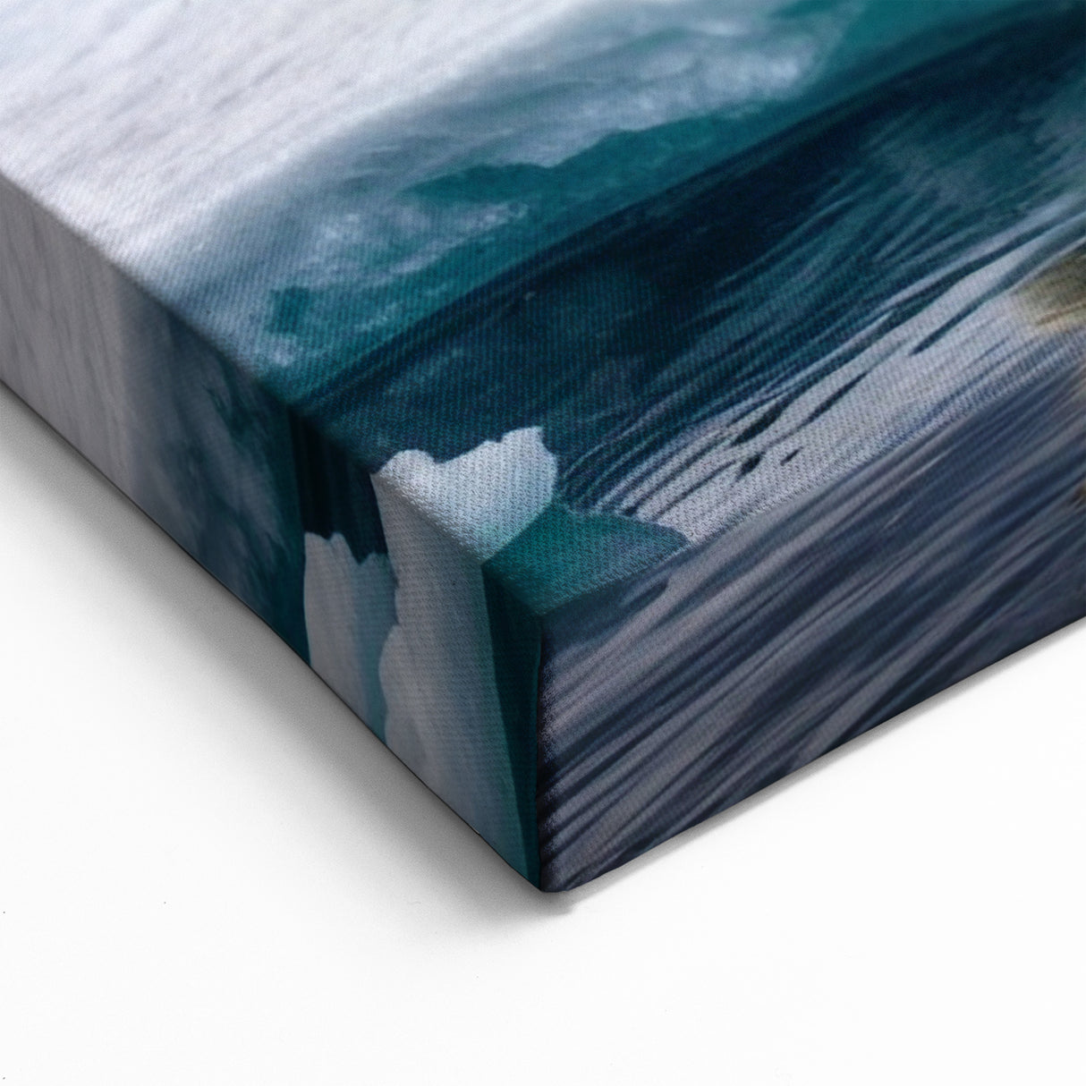 Polar Bear on Ice Canvas - Arctic Wildlife in Majestic Polar Landscape