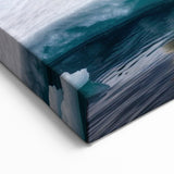 Polar Bear on Ice Canvas - Arctic Wildlife in Majestic Polar Landscape