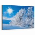 Glacial Winter Wonderland Art - Snowy Landscape Canvas Print