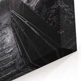 Vintage Railroad Tunnel Wall Art - Scenic Railway Photography Canvas Print