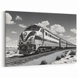Vintage Train Wall Art - Black and White Historic Railway Photography