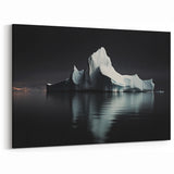 Arctic Iceberg Scenic Art - Captivating Polar Landscape Canvas Print