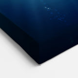 Sunlit Iceberg Photography - Captivating Underwater Arctic Art Print