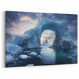 Majestic Arctic Ice Arch - Stunning Iceberg Scenic Art Print Decor