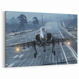 Powerful Jet Landing Art - High-Impact Aviation Wall Decor for Home