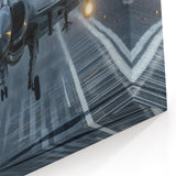 Powerful Jet Landing Art - High-Impact Aviation Wall Decor for Home