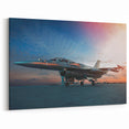 Sunset Jet Fighter Art - Dynamic Aviation Wall Decor for Home & Office