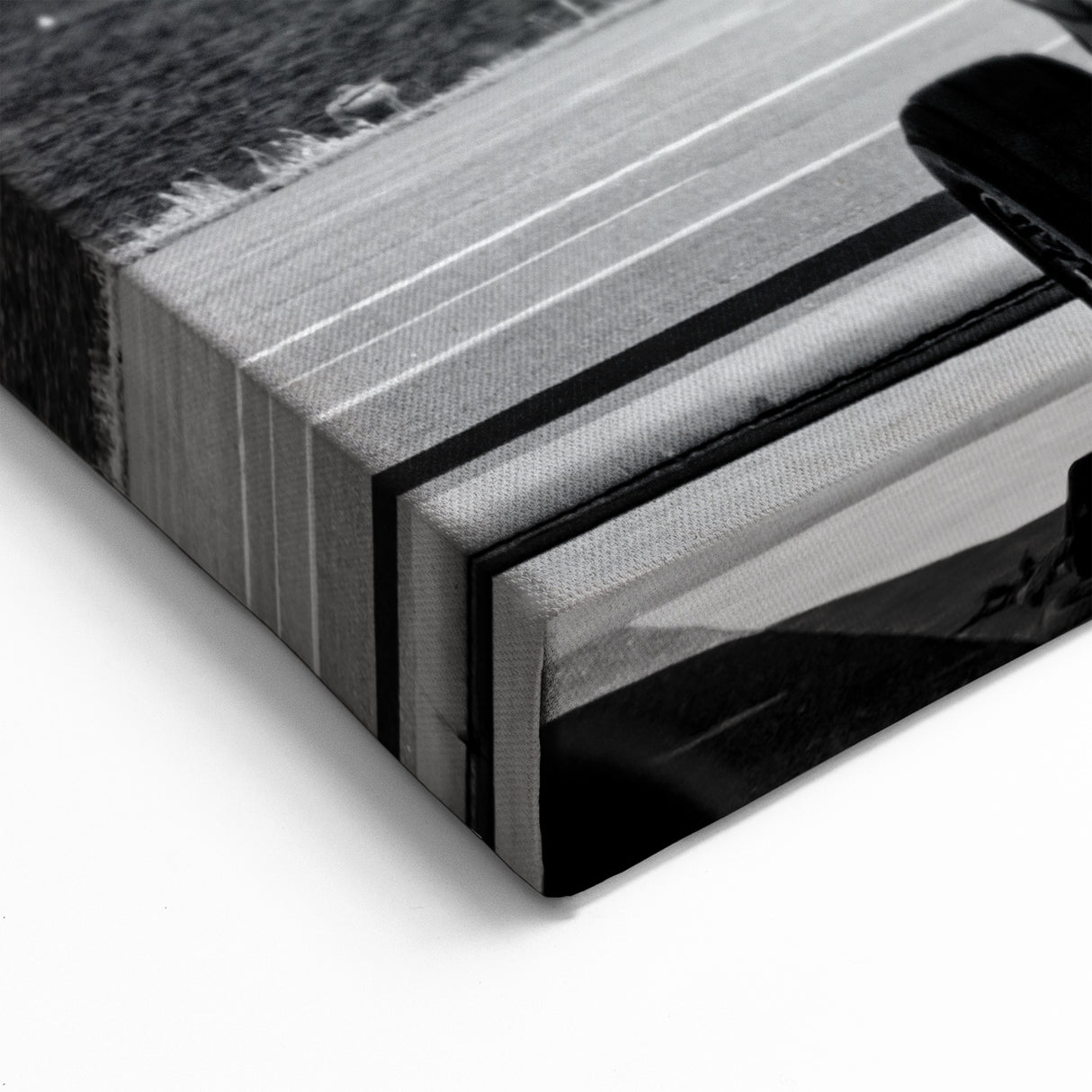 Black and White Propeller Plane Art - Classic Aviation Wall Decor