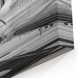 Black and White Propeller Plane Art - Classic Aviation Wall Decor