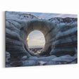 Icy Cave Wall Art - Majestic Frozen Arch Landscape Photography Print