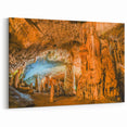 Stalactite Cave Wall Art - Majestic Natural Cave Formation Photography