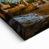 Stalactite Cave Wall Art - Majestic Natural Cave Formation Photography