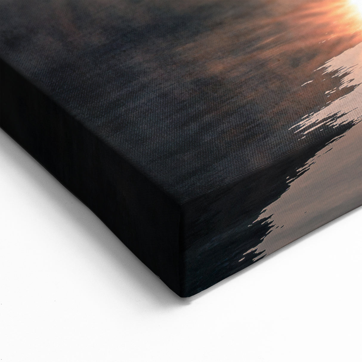 Serene Lake Sunset Wall Art - Scenic Lake Photography for Home Decor