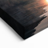 Serene Lake Sunset Wall Art - Scenic Lake Photography for Home Decor