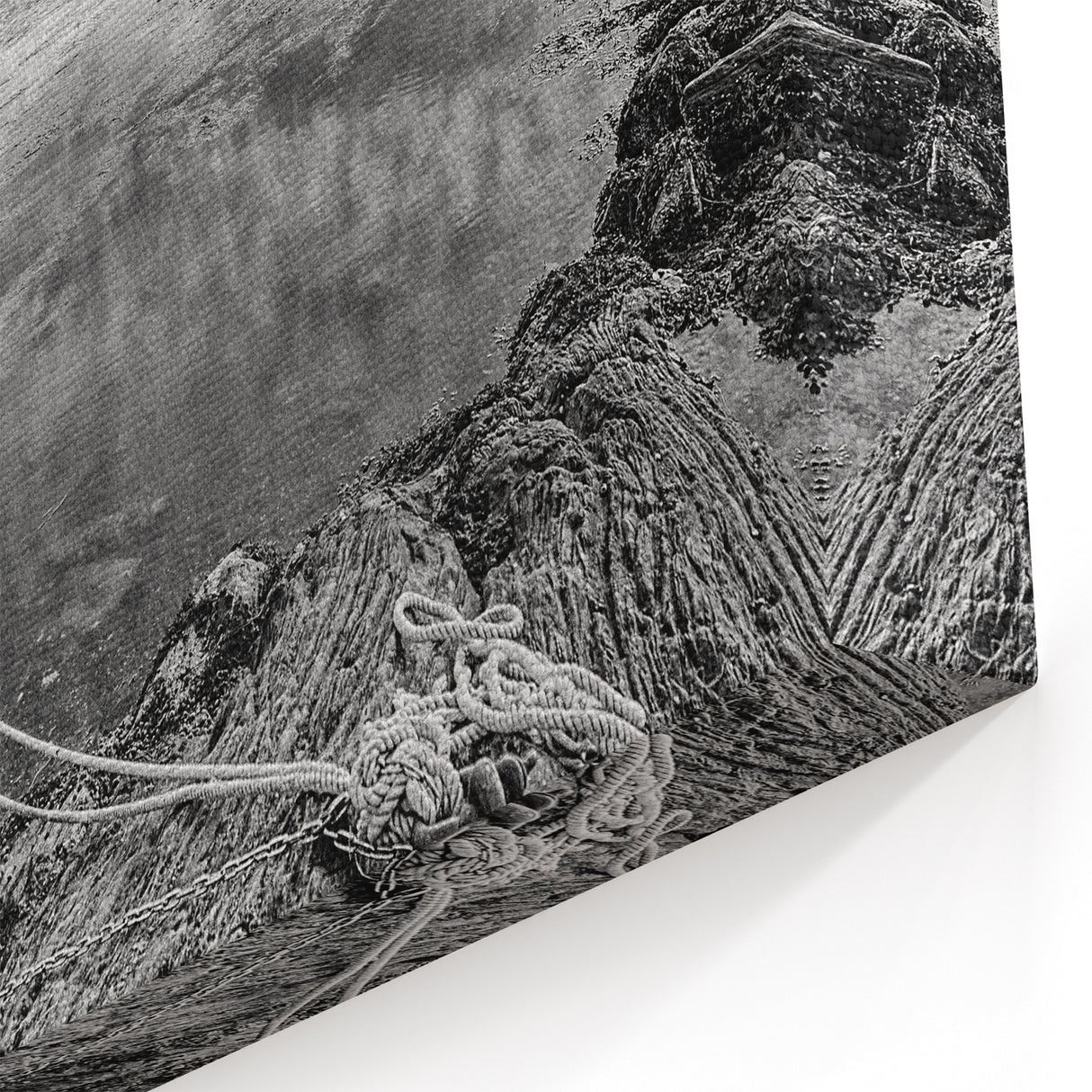 Tranquil Black and White Lake Art - Scenic Boat Photography for Wall Decor