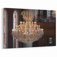 Elegant Chandelier Hardware Wall Art - Luxurious Canvas Print Decor